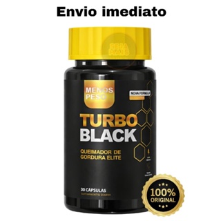 TURBO BLACK QUEIMADOR DE GORDURA DE ELITE Suplemento alimentar em Oferta na Shopee