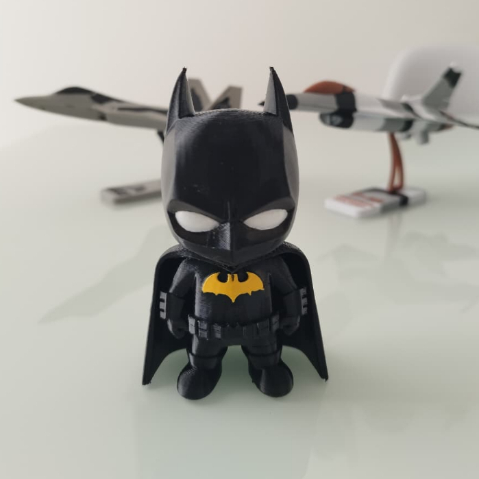 Miniatura Batman Low Poly | Estátua Geométrica Decorativa | Decoração Geek Cavaleiro das Trevas | ideia Presente