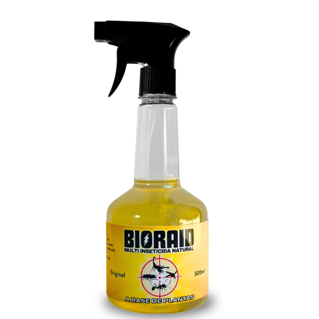 Bioraid Inseticida Natural Multi Inseticida Spray 500ml A Base De Plantas