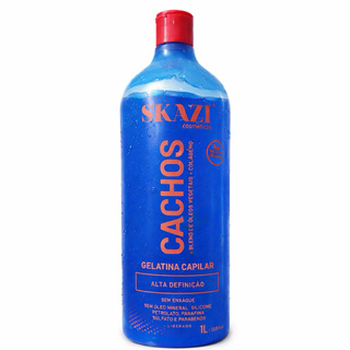 Gelatina Capilar Cachos Skazi –Ultra Definição e Nutrição dos Fios  Skazi Cosméticos Vegano Liberado em Oferta na Shopee