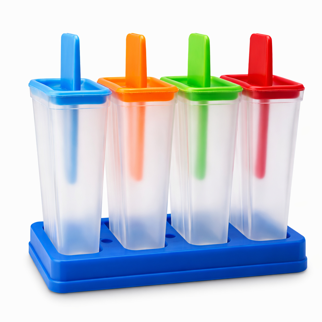 Kit Forma de Fazer Sorvete Palitos Picolé Caseiro Infantil em Oferta na Shopee