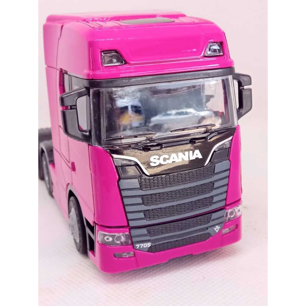 Miniatura Carreta Trucada Scania Escala 1/50