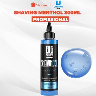 Shaving Gel Barbear Bisnaga Big Barber Menthol 300ml em Oferta na Shopee