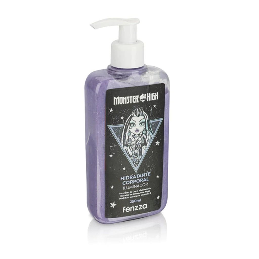Hidratante Corporal Iluminador Monster High Fenzza 250ml Creme Corporal Glow