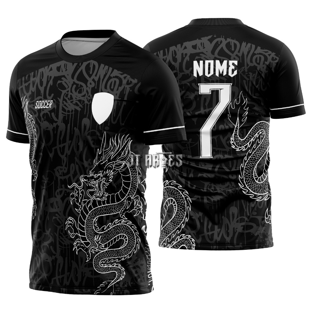 Camisa de uniforme para interclasse/jogos internos/futebol personalizada com nome e numero mod 466