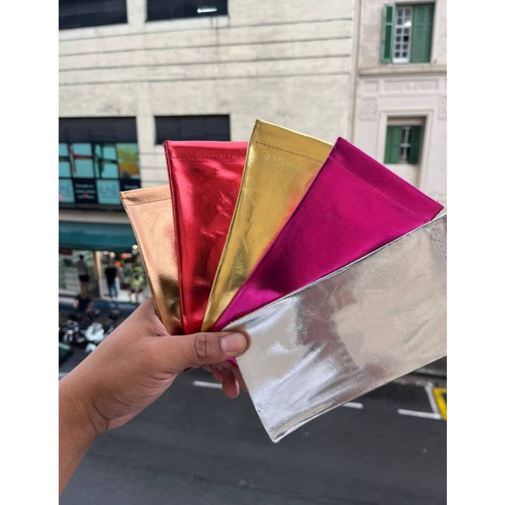 Kit 10 Estojo para óculos com fecho automático abertura com mola adequado para Bolsa Multifuncio