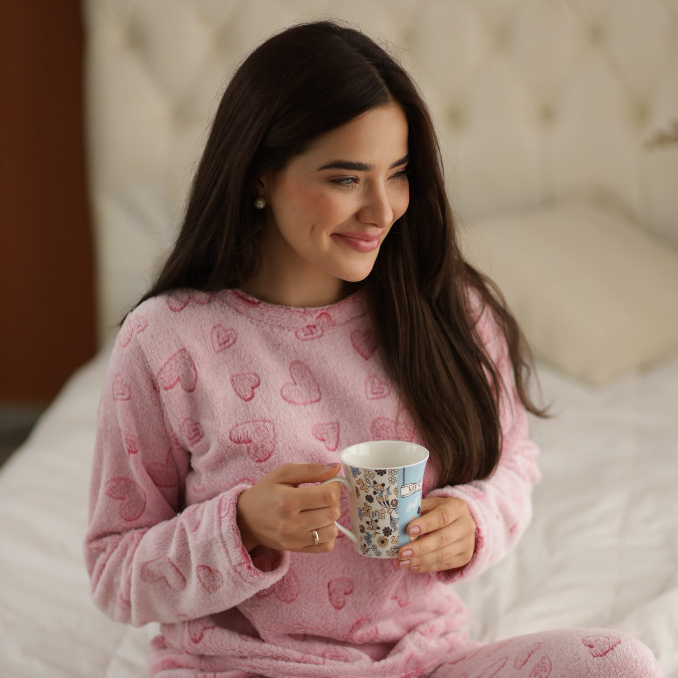 Pijama Feminino Longo Fleece Peludinho Ted Inverno Fechado em Oferta na Shopee