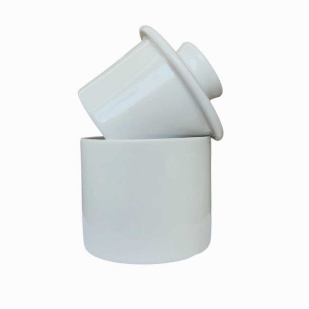 Manteigueira Francesa Porcelana Premium 200g Manteiga Cremosa em Oferta na Shopee