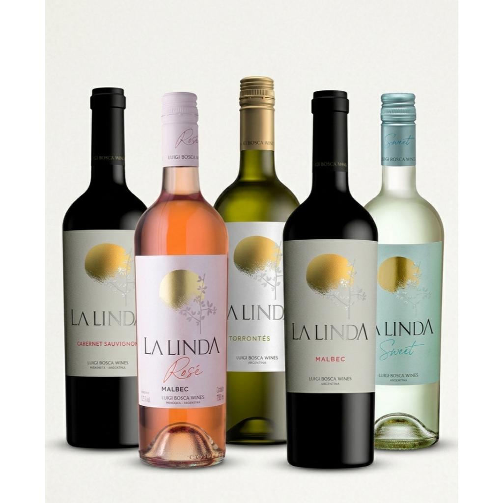 Vinho Argentino La Linda Luigi Bosca Malbec, Cabernet Sauvignon, Sweet, Chardonnay, Rosé Malbec em Oferta na Shopee