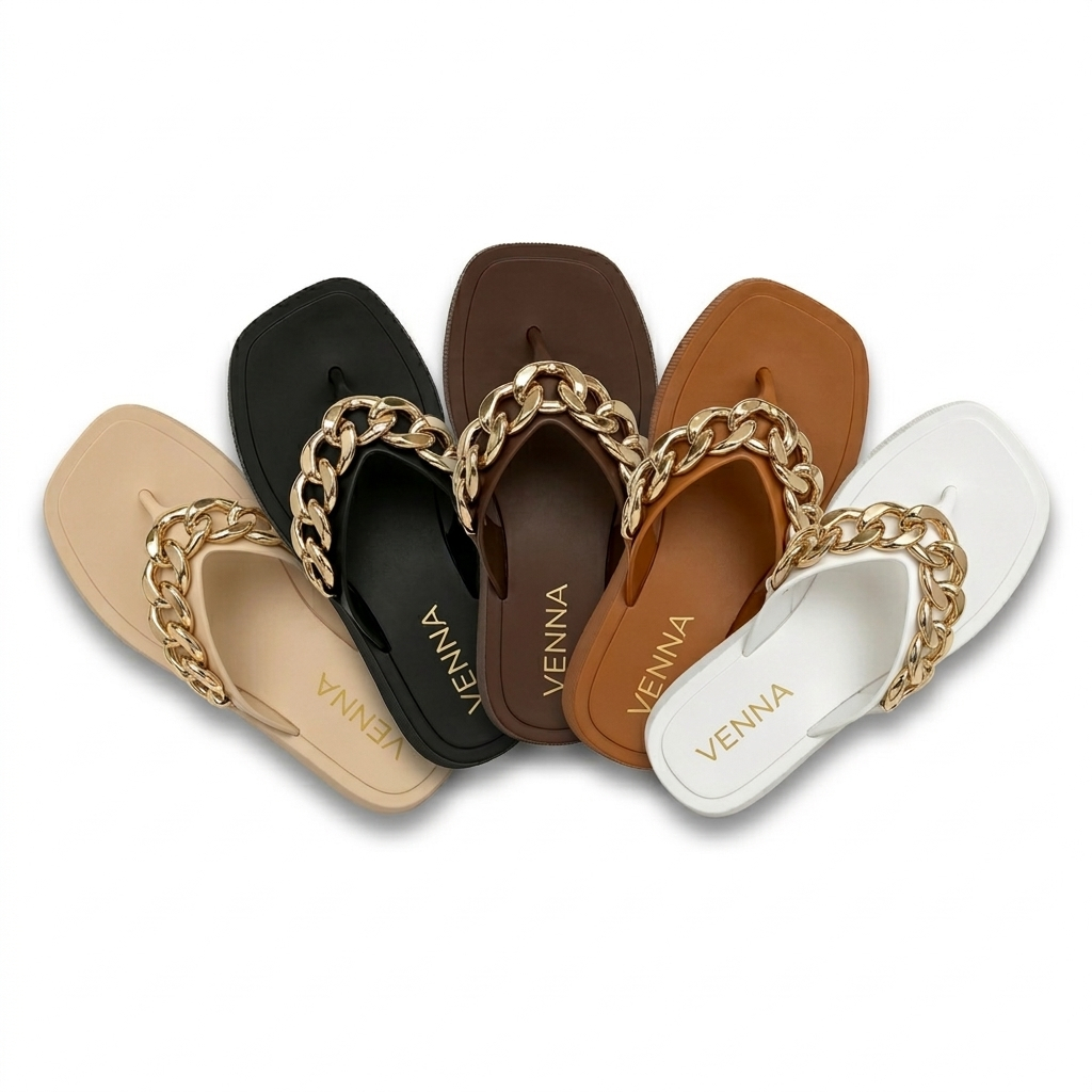 Chinelo Papete Feminino Correntes Solado Plataforma Confortável Leve Luxo Bico Quadrado em Oferta na Shopee