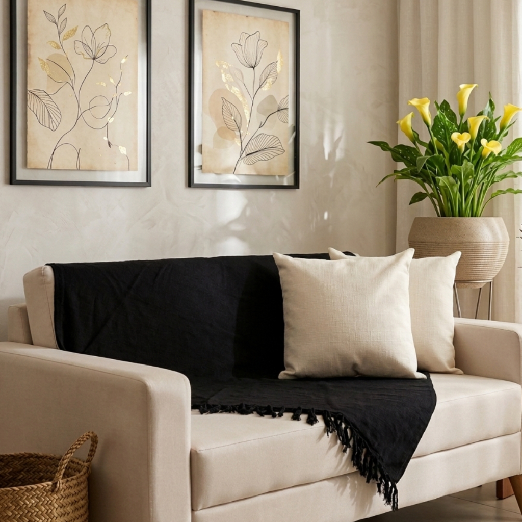 KIT 2 Mantas Para Sofá Confortável e Higiênica Manta 210x120 cm Cama Poltrona Decorativa Popular