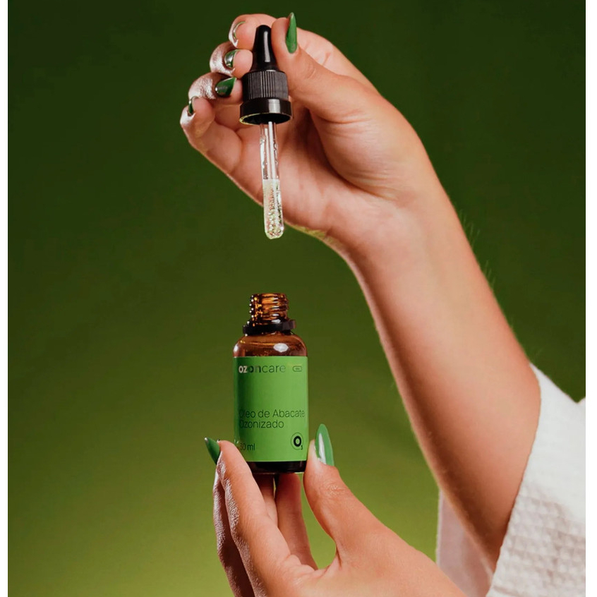 Óleo de Abacate Ozonizado Philozon 100% Puro Natural 30ml Regenerador Pele Ressecada Irritada Assaduras Pós Sol Estrias