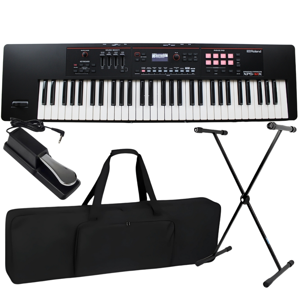 Kit Teclado Sintetizador Roland Xps-10X Original + Bag Suporte em Oferta na Shopee