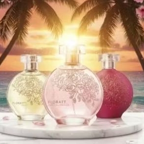 kit 03 perfumes florat red 100mls cada promocional