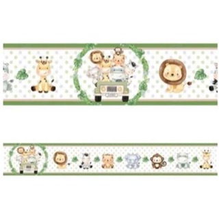 Faixa Adesivo Decorativa Safari Quarto Infantil 3 Metros Envio Imediato em Oferta na Shopee