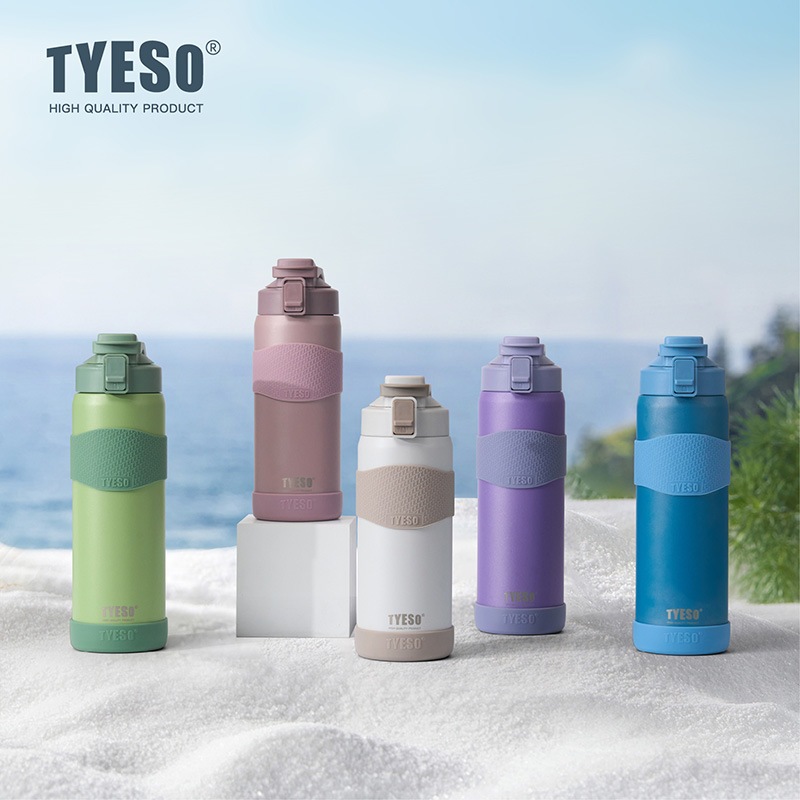 TYESO Copo Térmico Aço 304 Isotérmico Resistente a Quedas Alta Durabilidade Anti-Transpiração para Camping Piquenique em Oferta na Shopee