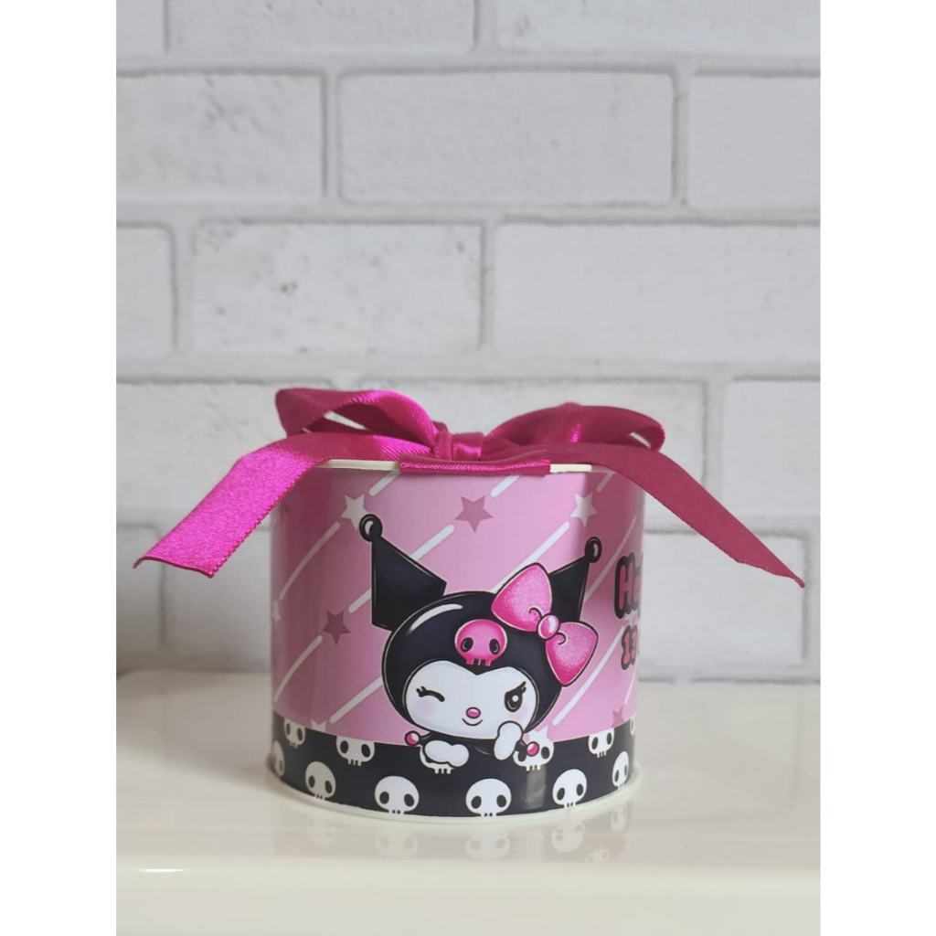 Kit Tubolatas personalizadas 5x6 - Lembrancinha de Aniversário Kuromi / Diversos temas, Maternidade, Chá de bebê, Casame