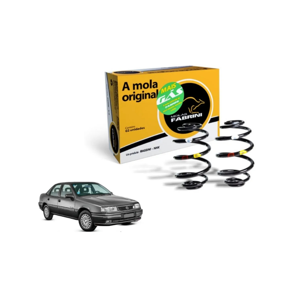 2 Mola Traseira Reforcada Gnv Vectra Gls Cd Gsi 93 94 95 96