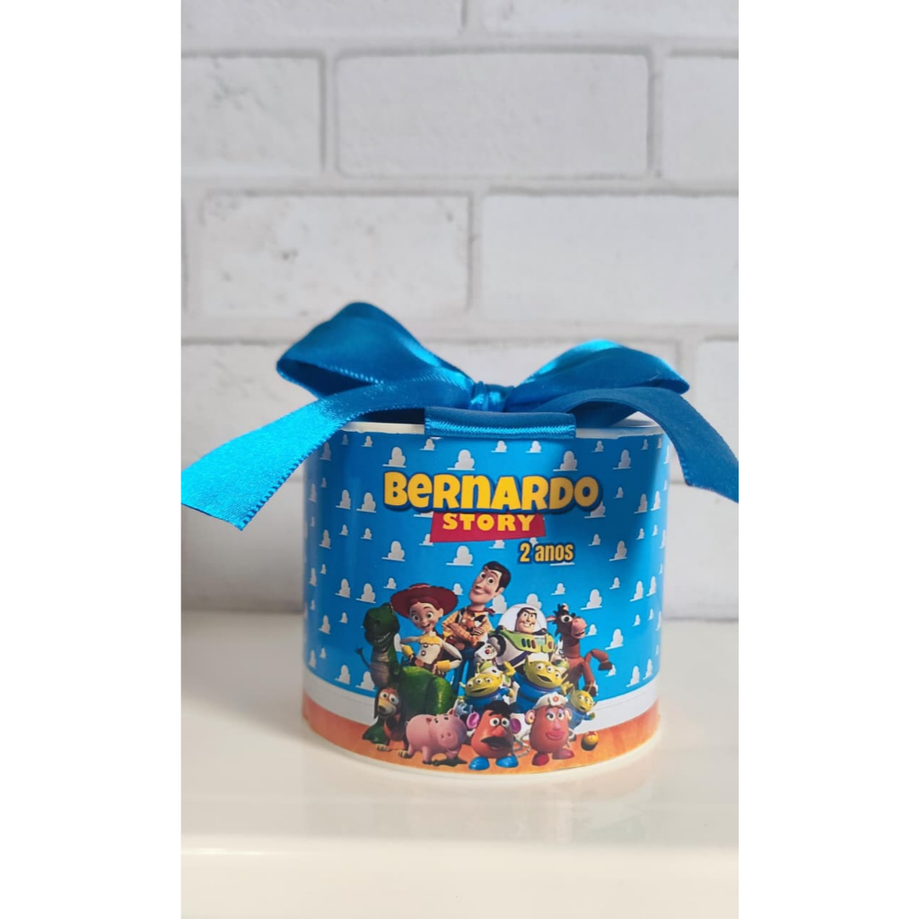 Kit Tubolatas personalizadas 5x6 - Lembrancinha de Aniversário Toy Story / Diversos temas, Maternidade, Chá de bebê, Cas