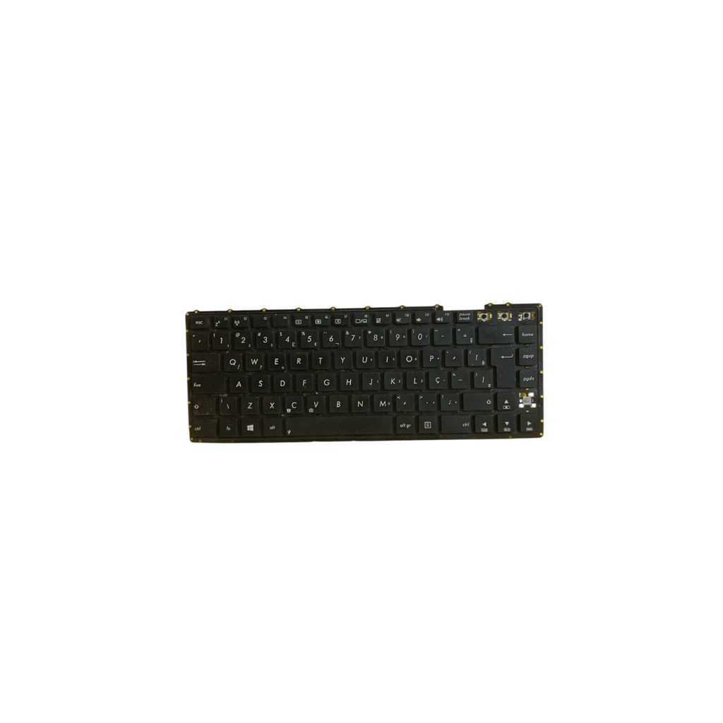 Teclado P/ Aproveitar Peça Notebook Asus Z450l Z450la Z450la Preto Português Brasil