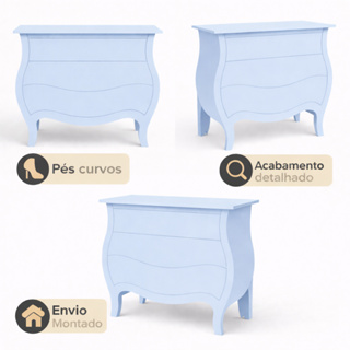 Mesa Pegue E Monte Decoração De Festa Bombe Gaveta Fake Cômoda Mdf em Oferta na Shopee