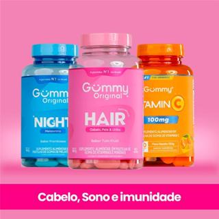 Kit 3 Gummy Original Night + Hair + Vitamina C em Oferta na Shopee