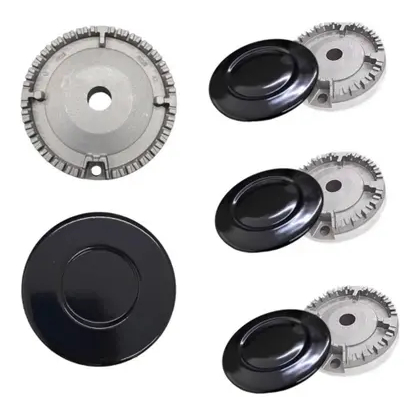 Kit Queimador Espalhador Cooktop Fischer 4 Bocas 1519 Tampa Queimador