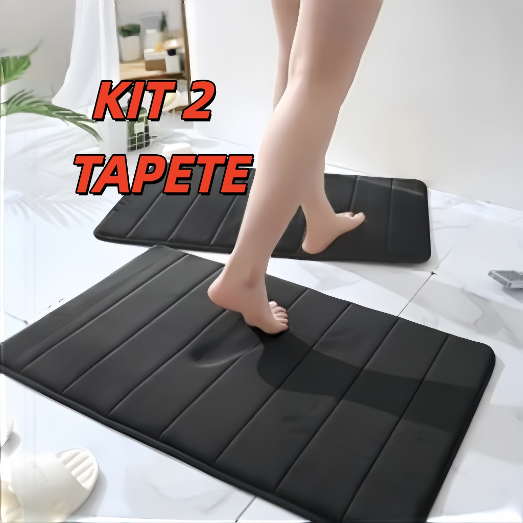 Tapete Soft Macio Antiderrapante Banheiro Sala e Quarto Super Absorvente em Oferta na Shopee