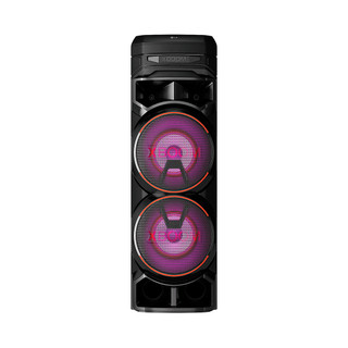 Caixa de Som LG XBOOM RNC9 Bluetooth Karaokê USB Rádio FM Iluminação LED Preta Bivolt