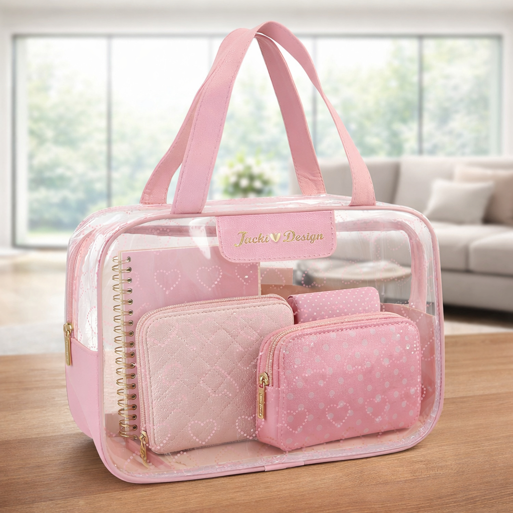 Bolsa Transparente para Trabalho - Leve e Espaçosa com melhor Custo-Benefício