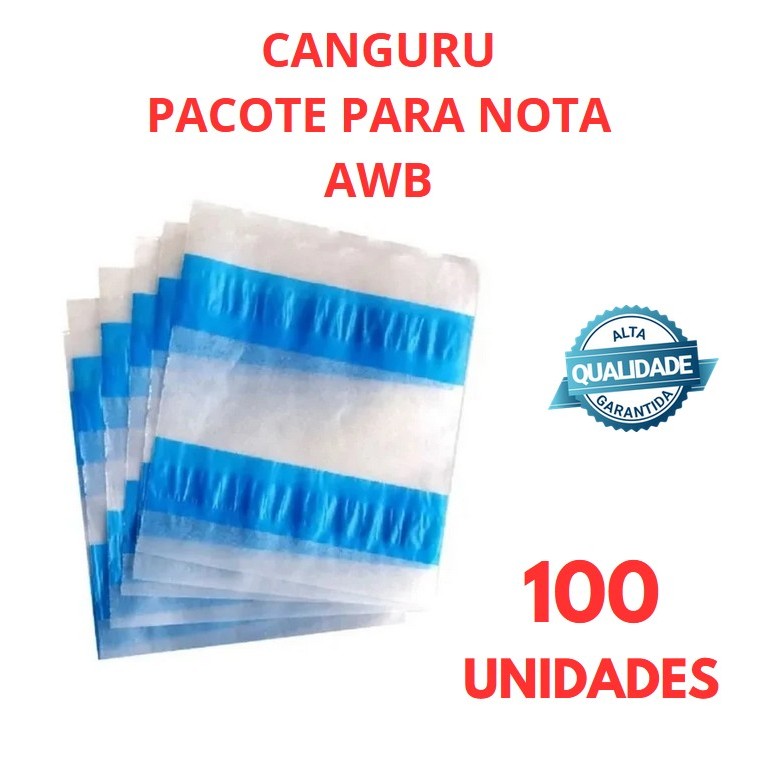 100 ENVELOPES PARA NOTA FISCAL (DANFE / AWB / CANGURU) - 10 X 12 cm em Oferta na Shopee
