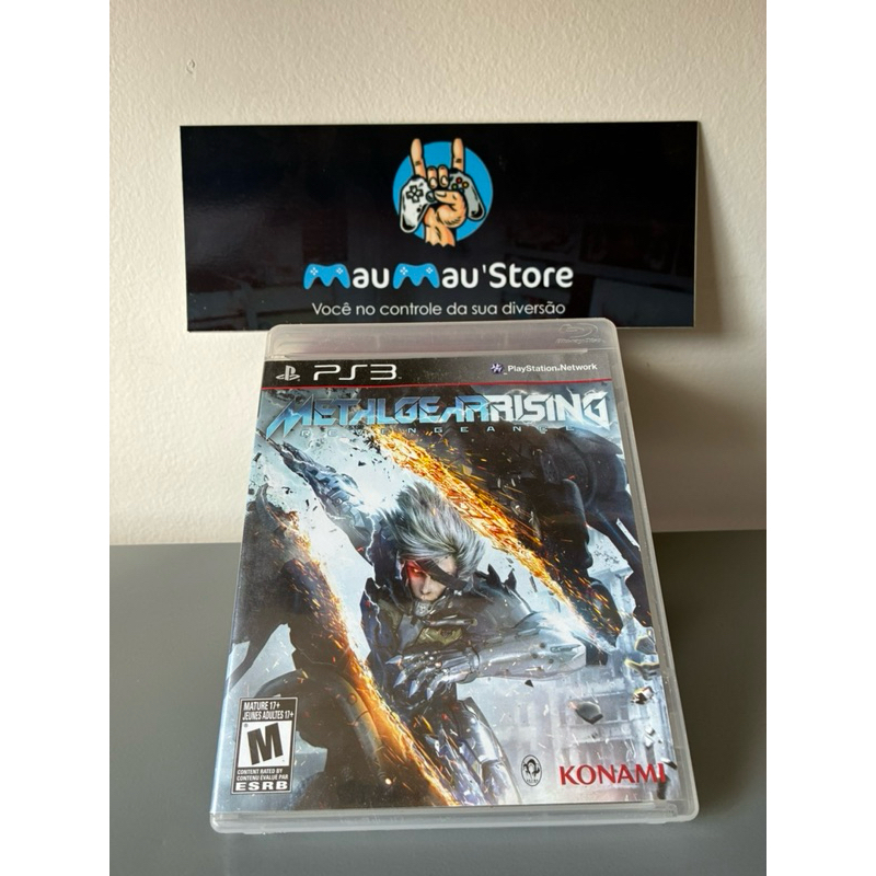 Metal Gear Rising Revengeance PS3 - Mídia Física Original Usado Jogos de Playstation 3 Jogos de Ação