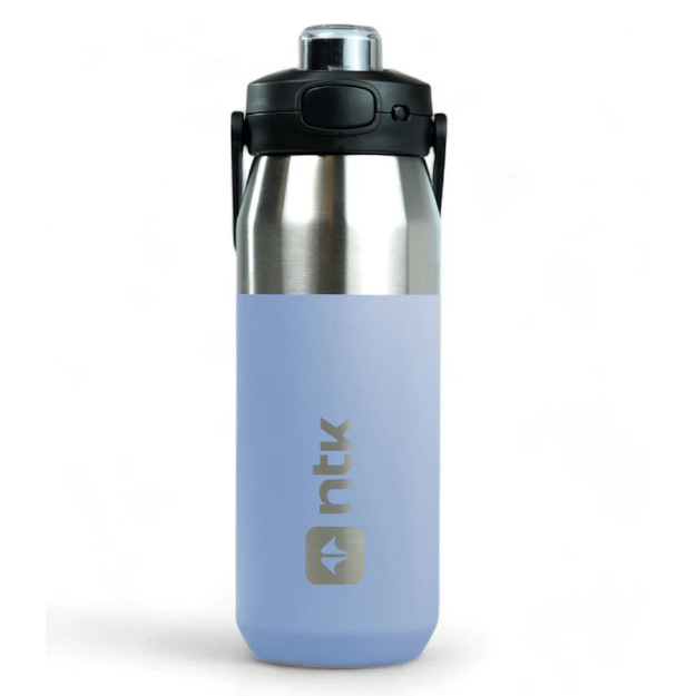 Garrafa Térmica Isomax Azul Claro Aço Inoxidável 550ml NAUTIKA