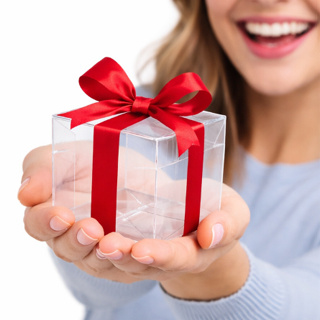 50 Caixa de Acetato Transparente 6x6x6 xm Caixa para presente lembrancinha embalagem em Oferta na Shopee