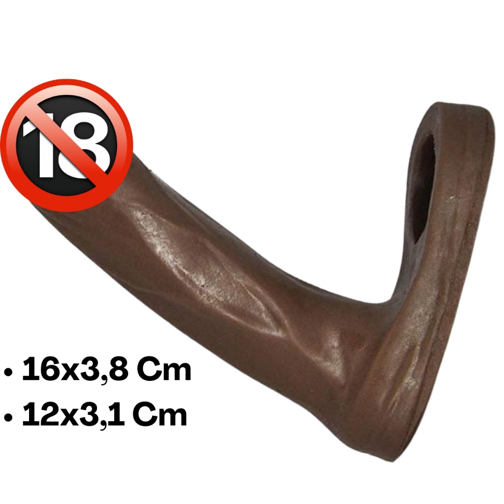 Anel Companheiro Dupla Penetração Prótese Auxiliar Sexshop em Oferta na Shopee