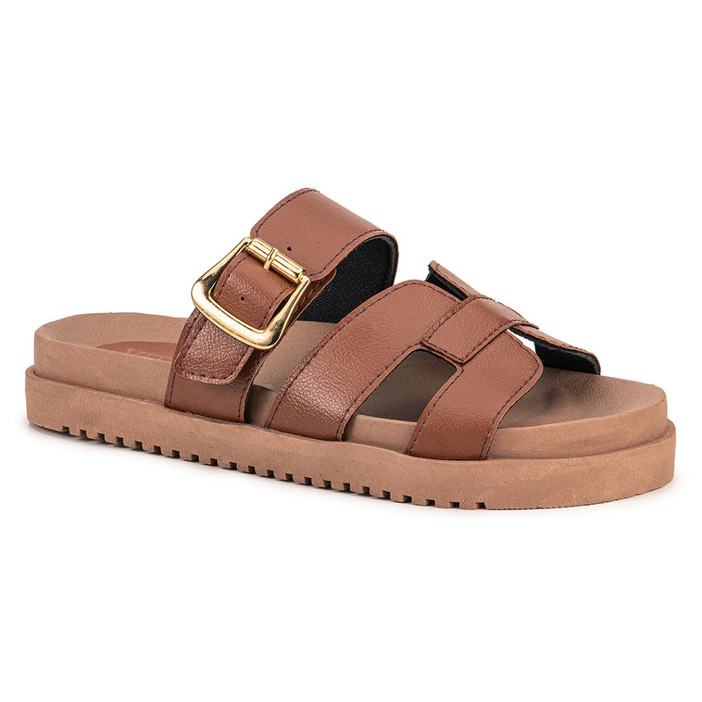 Sandália Feminina Dunas Papete Rasteira Birken Macia Plataforma Flatform Estilosa Leve e Confortável para o Verao