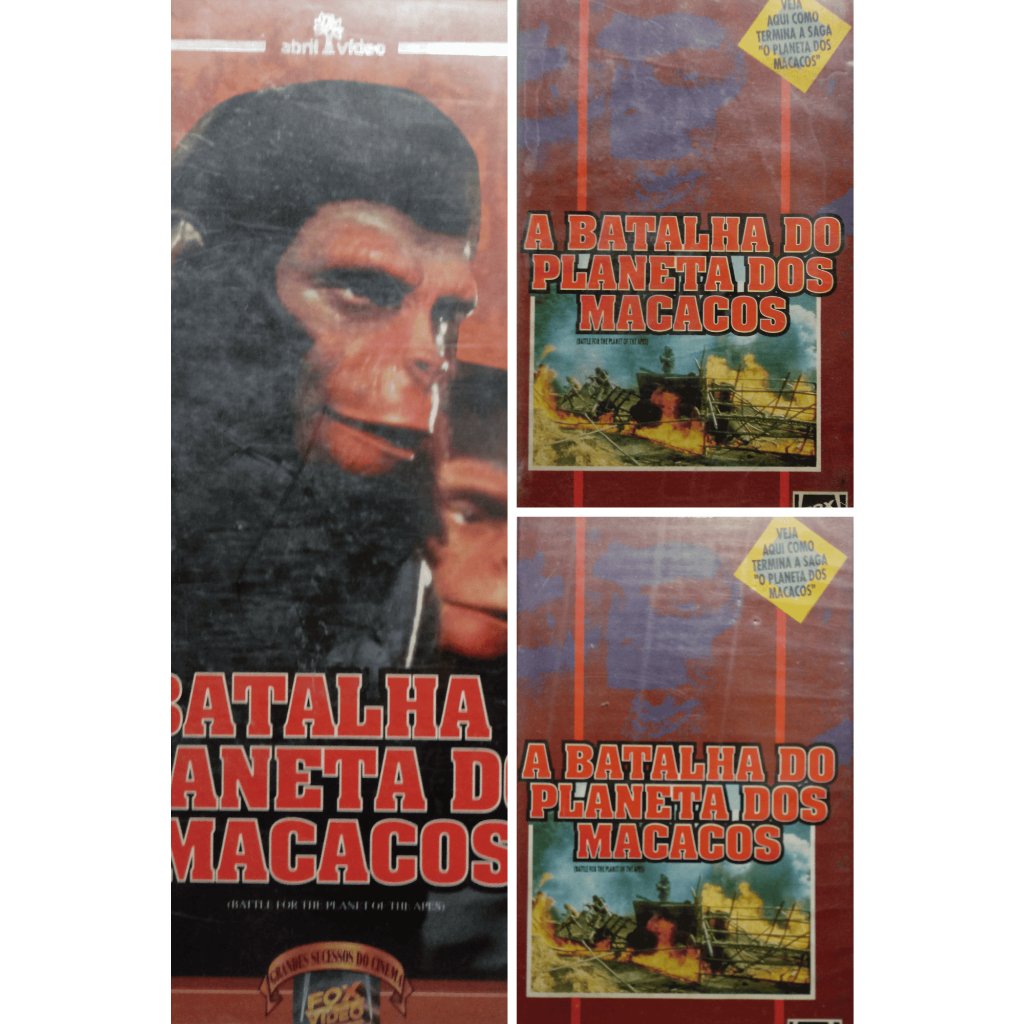 Vhs A Batalha Do Planeta Dos Macacos [ Escolher A Capa ]