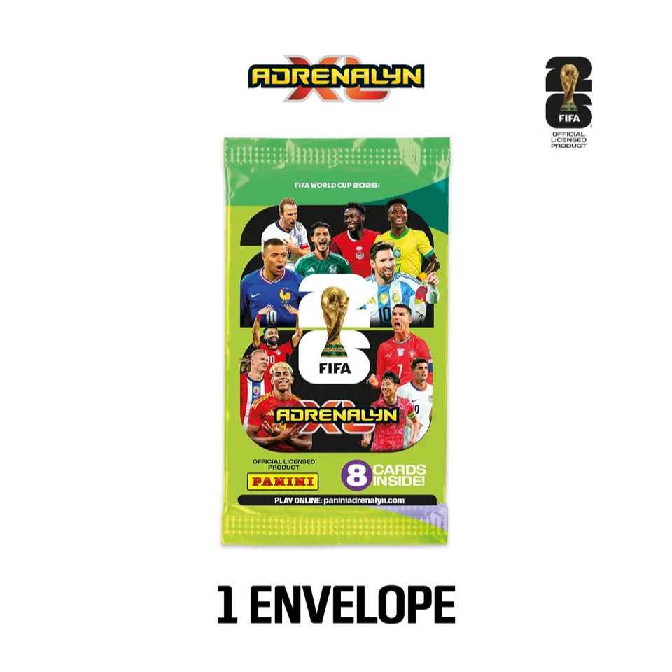 FIFA WORLD CUP 2026™ ADRENALYN XL™ - ENVELOPE 8 CARDS + CUPOM