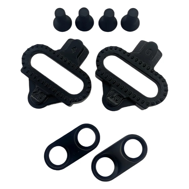 Pedal Clipless Wellgo 998 Dupla Face Alumínio Preto Com Taquinho MTB
