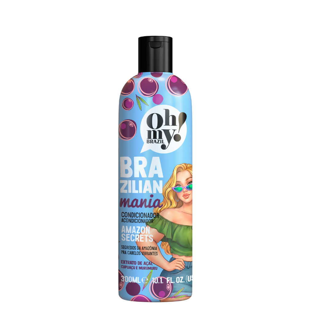 Condicionador Amazon Secrets Brazilian Mania 300ml OhMy