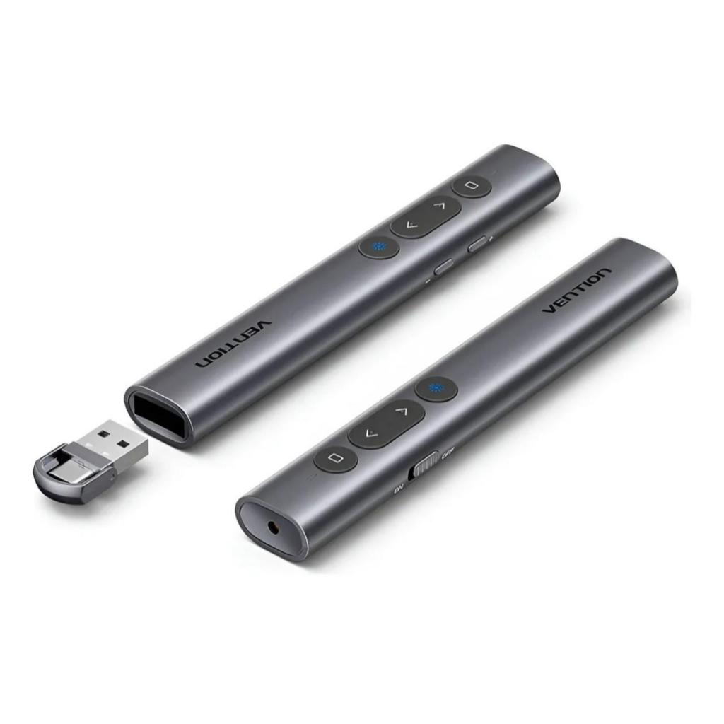 Apresentador De Slide Usb/usb-c Laser Vermelho Vention Kqih0 APENAS PARA WINDOWS