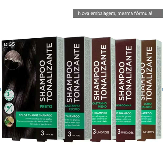 Shampoo Tonalizante Color Change  - KISS NEW YORK em Oferta na Shopee