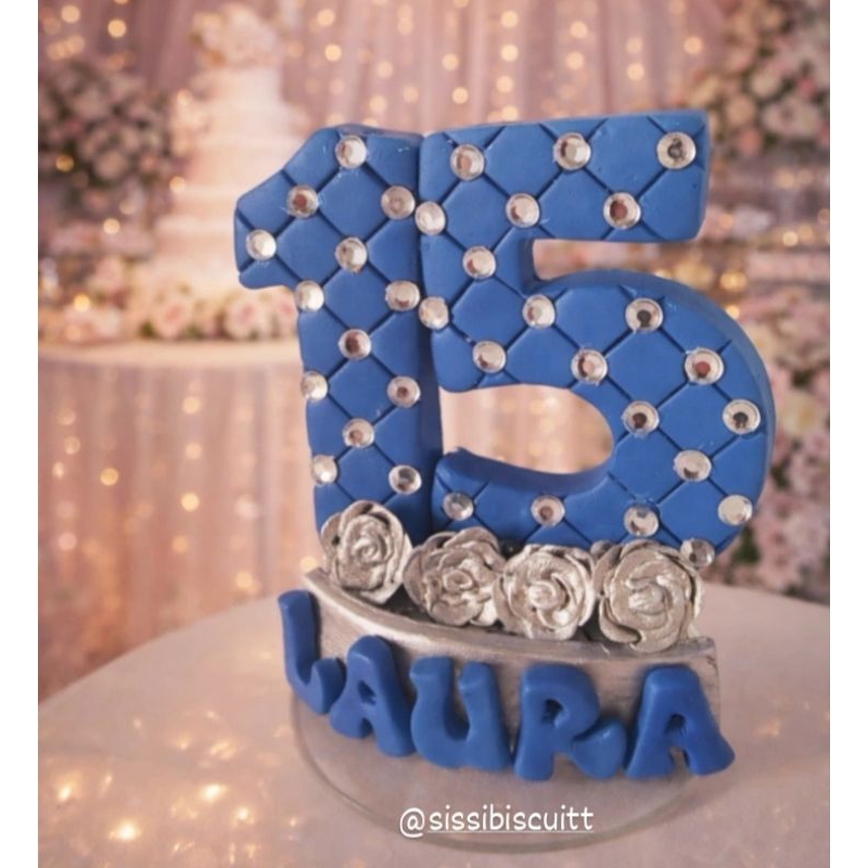 Detalhes do velas 15 anos/vela debutante/topo de bolo/topo debutante topo15anos vela biscuit decoração 15anos