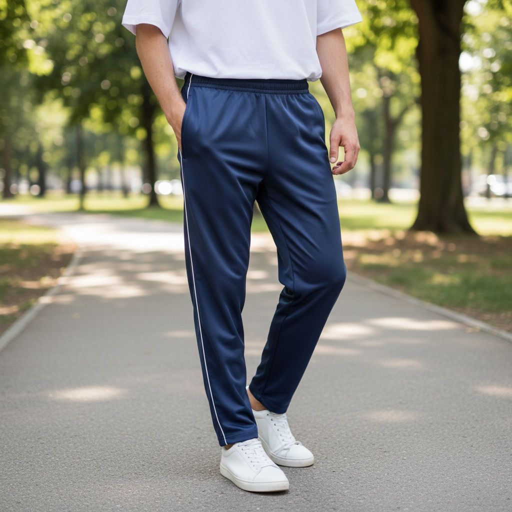 Calça Masculina Chimpa Treino Academia Com Listra Lateral Jogger Casual Premium