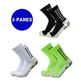 Kit 3 Pares De Meias Esportivas Futebol Algodão Antiderrapantes De Alta Qualidade em Oferta na Shopee