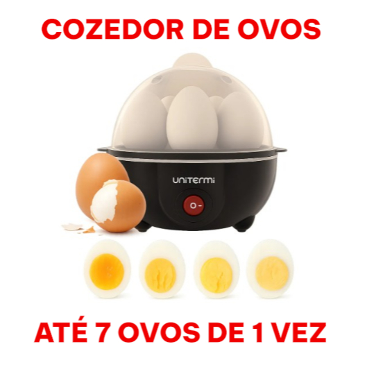 Cozedor De Ovos Elétrico Portátil Cozinha À Vapor Unitermi