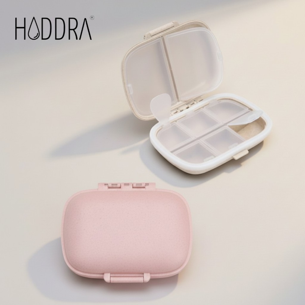 Porta Comprimidos Prático com 8 Divisórias de Compartimentos Organizador em Oferta na Shopee