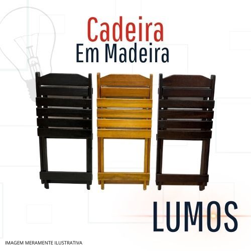 KIT CADEIRAS DE MADEIRA DOBRÁVEL - BALCÃO BAR ÁREA GOURMET - NATURAL, MEL, IMBUIA E PRETA