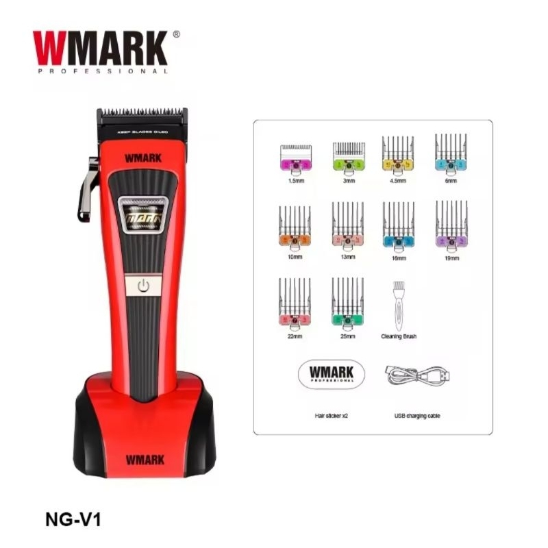 Máquina de Cortar Cabelo Wmark NG-V1 Bivolt Cordless