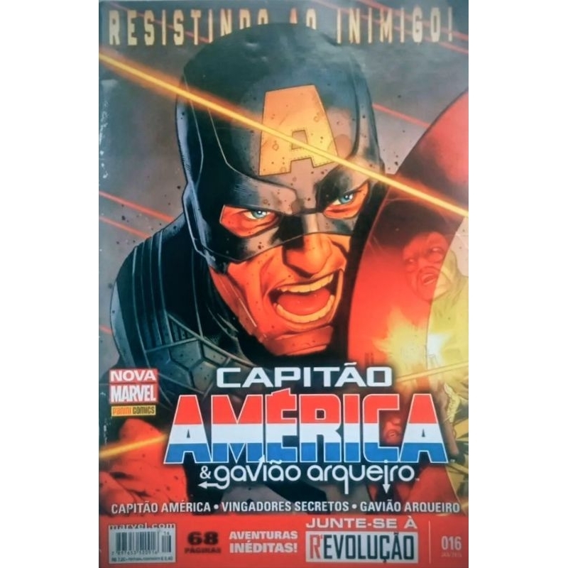 Capitão América & Gavião Arqueiro /Panini Nº 016 - Resistindo ao Inimigo!